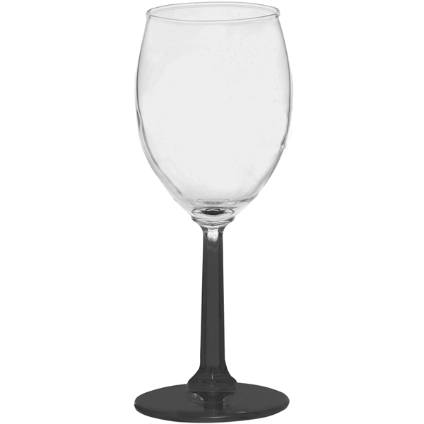 Clear 6.5 oz wine glass with hexagonally shaved glass design.... from ASI 39552 BEL Promo