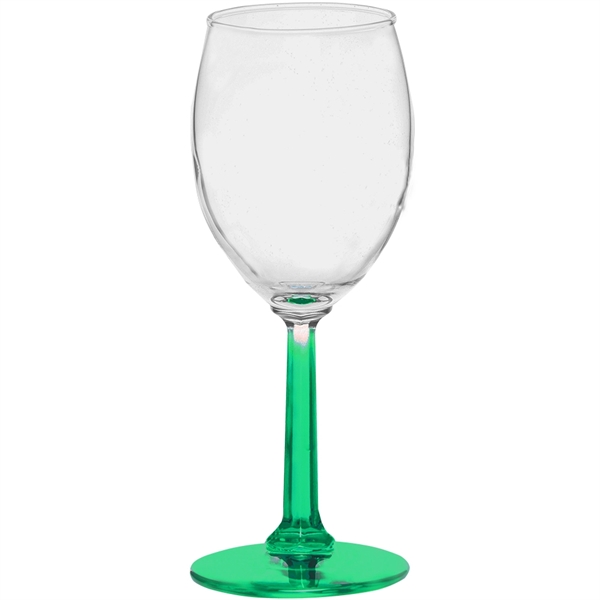 Clear 6.5 oz wine glass with hexagonally shaved glass design.... from ASI 39552 BEL Promo
