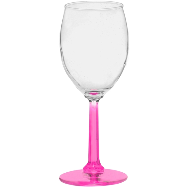 Clear 6.5 oz wine glass with hexagonally shaved glass design.... from ASI 39552 BEL Promo