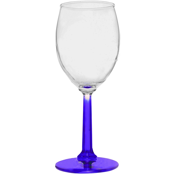Clear 6.5 oz wine glass with hexagonally shaved glass design.... from ASI 39552 BEL Promo
