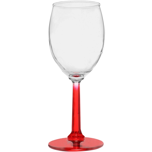 Clear 6.5 oz wine glass with hexagonally shaved glass design.... from ASI 39552 BEL Promo