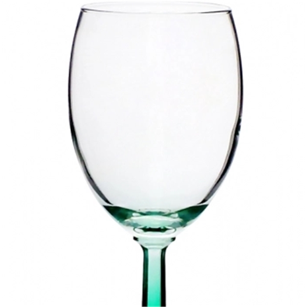 Clear 10 oz. wine glass with hexagonally shaved stem and smooth... from ASI 39552 BEL Promo