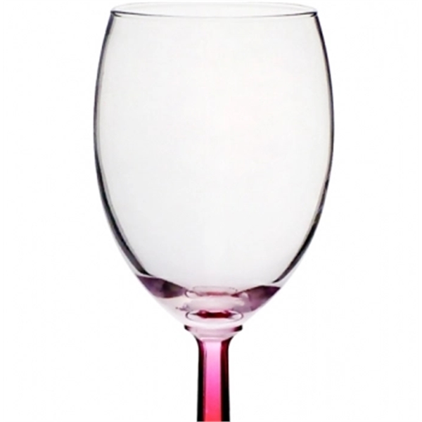 Clear 10 oz. wine glass with hexagonally shaved stem and smooth... from ASI 39552 BEL Promo