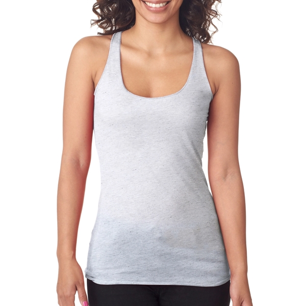 Women's 3.4 oz. racerback tank top, made from a blend of... from ASI 39552 BEL Promo
