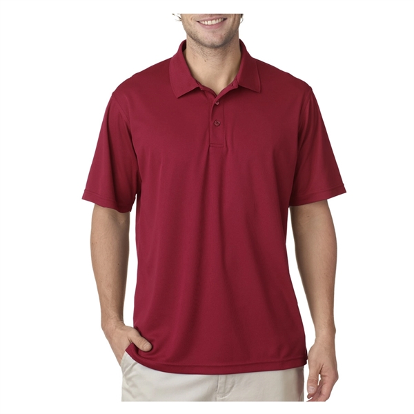UltraClub® 4.4 oz. men's polo shirt made from 100% polyester, featuring... from ASI 39552 BEL Promo