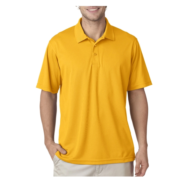 UltraClub® 4.4 oz. men's polo shirt made from 100% polyester, featuring... from ASI 39552 BEL Promo
