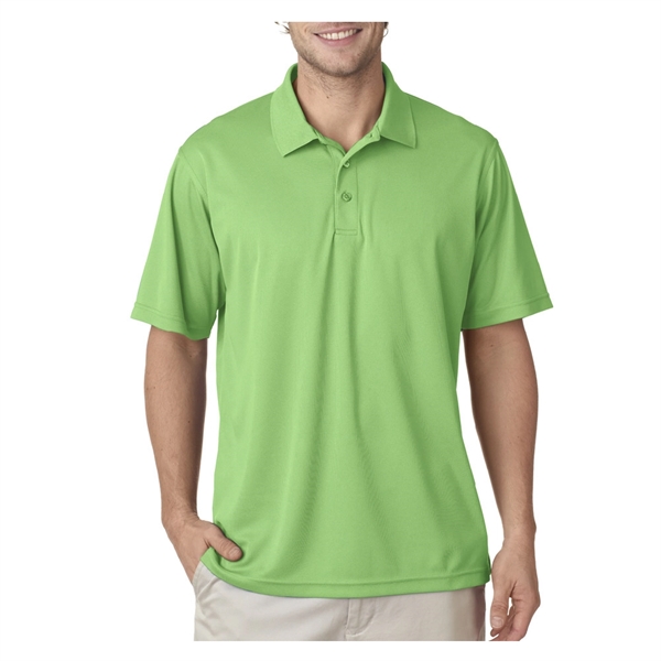 UltraClub® 4.4 oz. men's polo shirt made from 100% polyester, featuring... from ASI 39552 BEL Promo