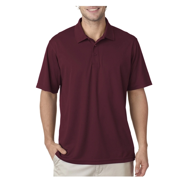 UltraClub® 4.4 oz. men's polo shirt made from 100% polyester, featuring... from ASI 39552 BEL Promo