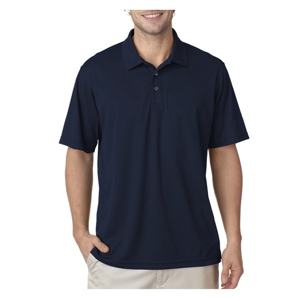 UltraClub® 4.4 oz. men's polo shirt made from 100% polyester, featuring... from ASI 39552 BEL Promo