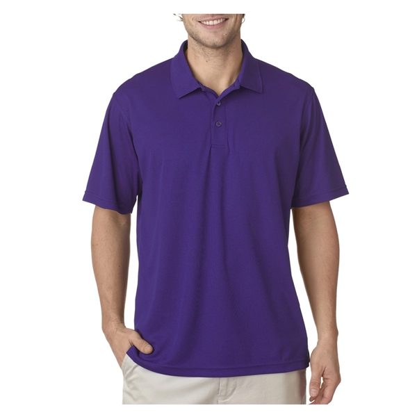 UltraClub® 4.4 oz. men's polo shirt made from 100% polyester, featuring... from ASI 39552 BEL Promo