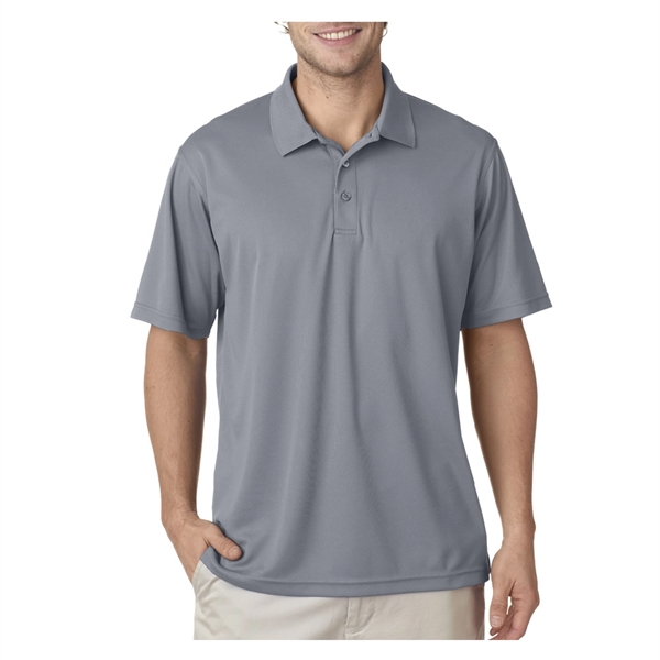UltraClub® 4.4 oz. men's polo shirt made from 100% polyester, featuring... from ASI 39552 BEL Promo