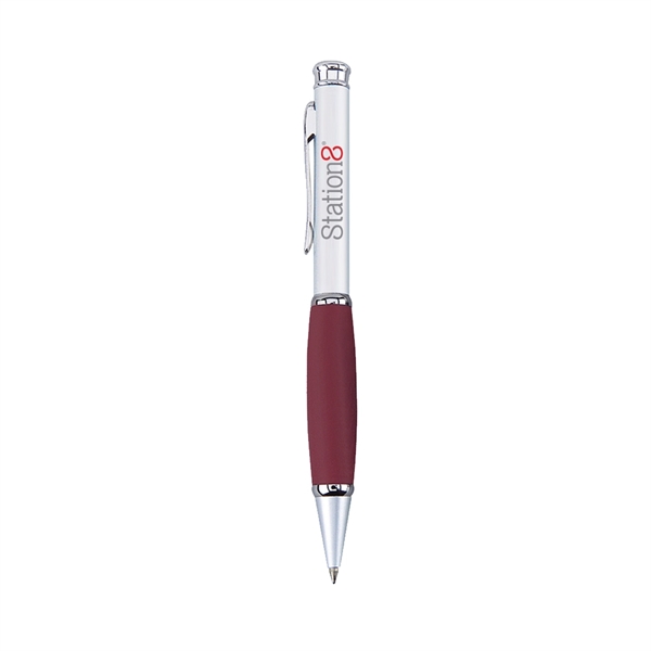 Metal Twist Action Ballpoint Pen with Rubber Grip.... from ASI 31517 Admart Products / Admart Line
