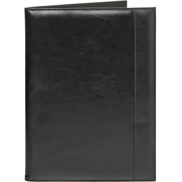 Writers leatherette padfolio with 20 pages memo pad and card slots.... from ASI 39552 BEL Promo