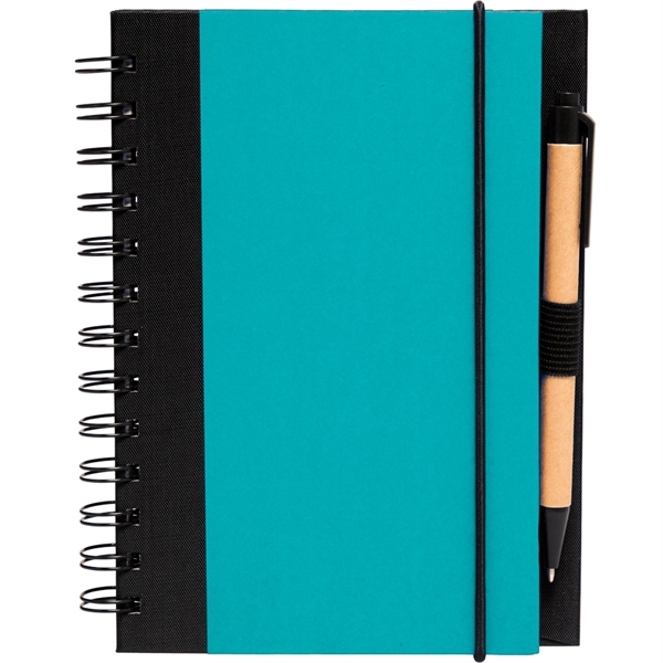 5 x 7 in Eco Friendly Spiral Notebook with Pen.... from ASI 39552 BEL Promo