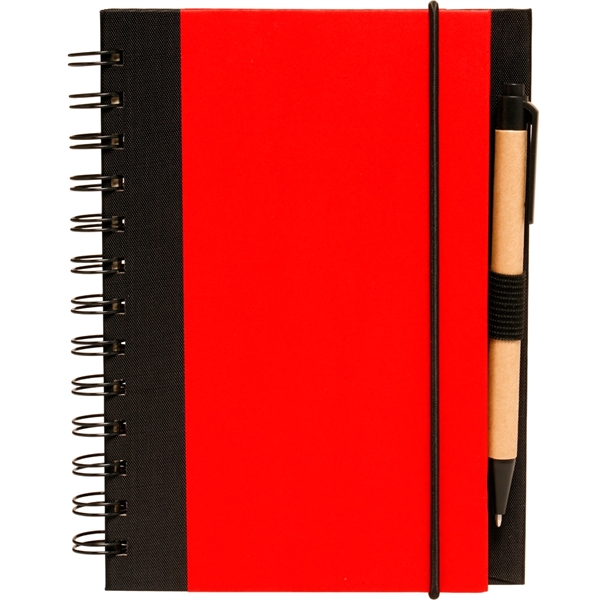 5 x 7 in Eco Friendly Spiral Notebook with Pen.... from ASI 39552 BEL Promo