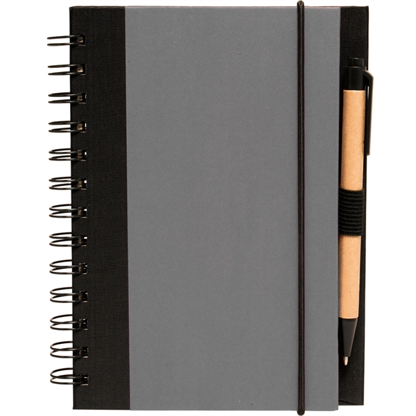 5 x 7 in Eco Friendly Spiral Notebook with Pen.... from ASI 39552 BEL Promo