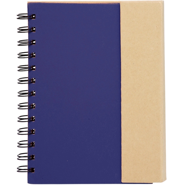 5.25" x 7" Eco flip top notebook with sticky notes.... from ASI 39552 BEL Promo