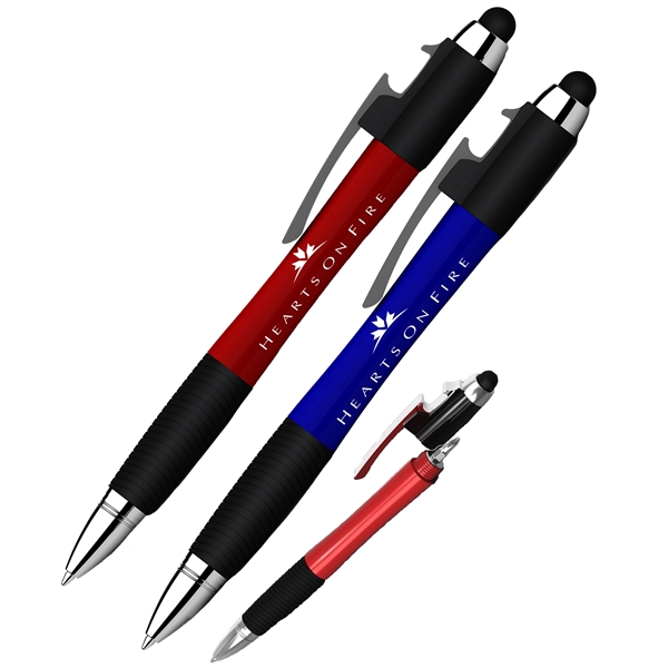 4-in-1 twist action ballpoint pen with a screwdriver, bottle opener, and... from ASI 57956 Graphco line