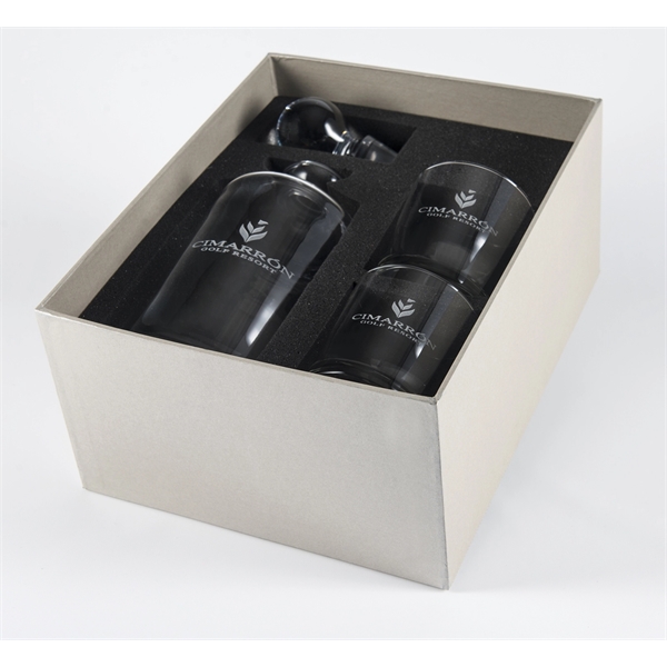 Exception 3-piece crystal barware set with a 32 oz. decanter with... from ASI 62985 J. Charles / J. Charles