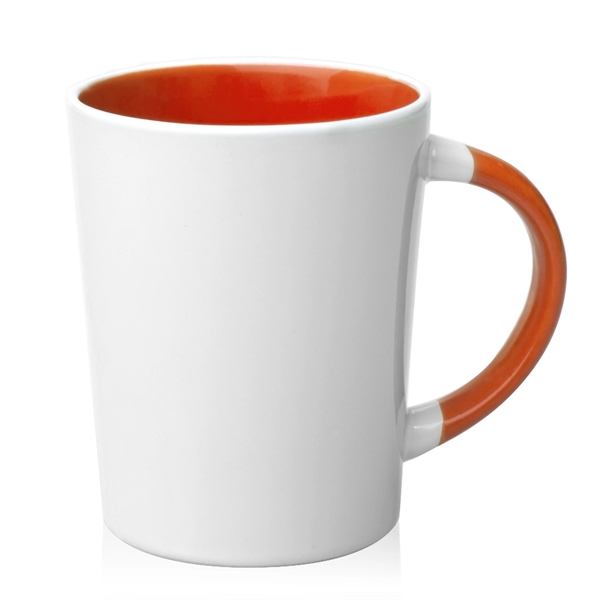 13 oz. two-tone latte mug with handle that matches color on... from ASI 39552 BEL Promo