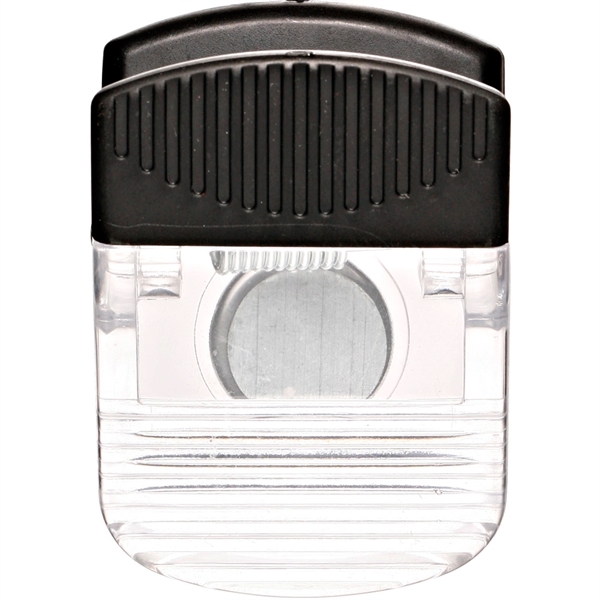 Square, plastic clip with strong magnet on back.... from ASI 39552 BEL Promo