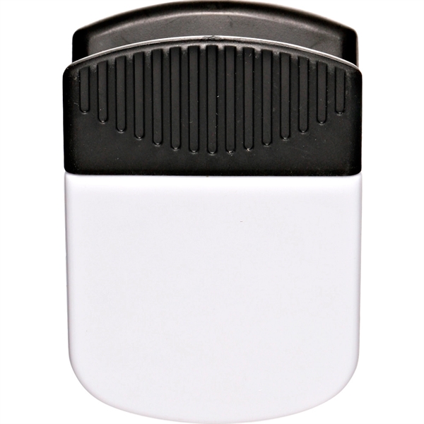 Square, plastic clip with strong magnet on back.... from ASI 39552 BEL Promo