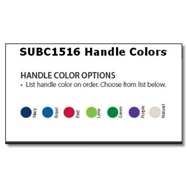 15" x 16" 5-ounce cotton canvas tote with seam-to-seam sublimation and... from ASI 35290 American Ad Bag Co