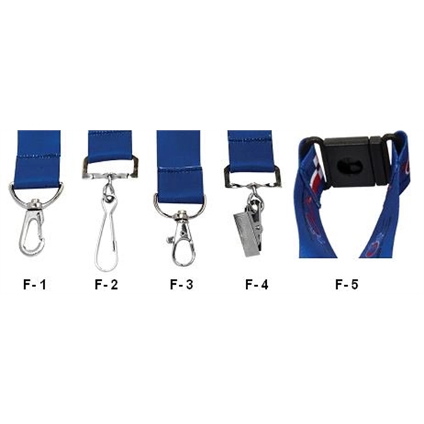36" x .75" polyester lanyard with dye sublimated imprint.... from ASI 35290 American Ad Bag Co