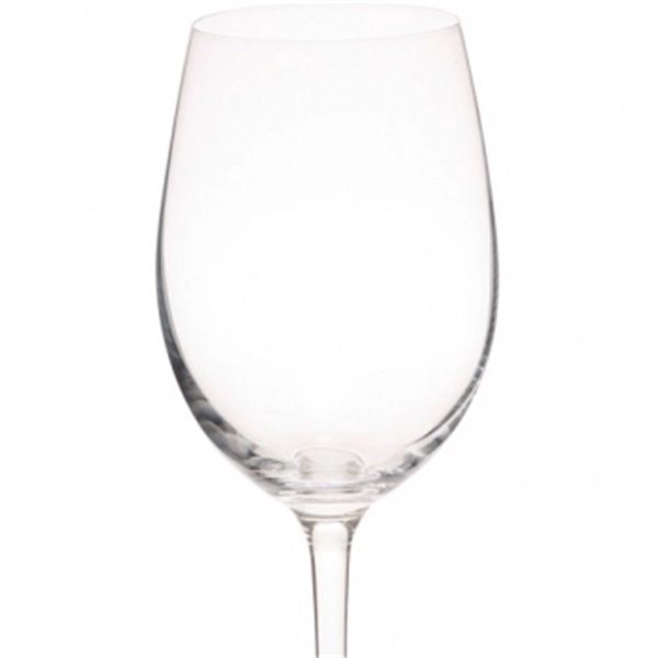 13.8 oz. 100% Lead free crystal wine glass; with custom colored... from ASI 39552 BEL Promo