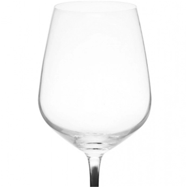 17.5 oz. 100% Lead free crystal wine glass; with custom colored... from ASI 39552 BEL Promo