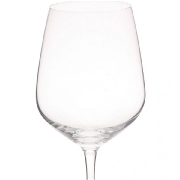 17.5 oz. 100% Lead free crystal wine glass; with custom colored... from ASI 39552 BEL Promo