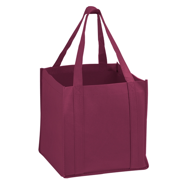 10" x 10" x 10" non-woven polypropylene tote with poly board... from ASI 35290 American Ad Bag Co