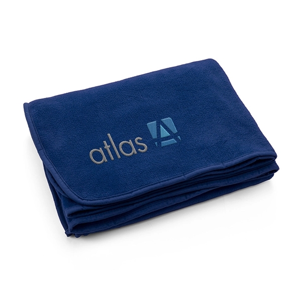 50" x 60" micro plush, coral-fleece blanket with matching tricot binding.... from ASI 88060 Snugz/USA Inc / Sweda®