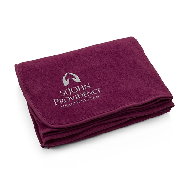 50" x 60" micro plush, coral-fleece blanket with matching tricot binding.... from ASI 88060 Snugz/USA Inc / Sweda®