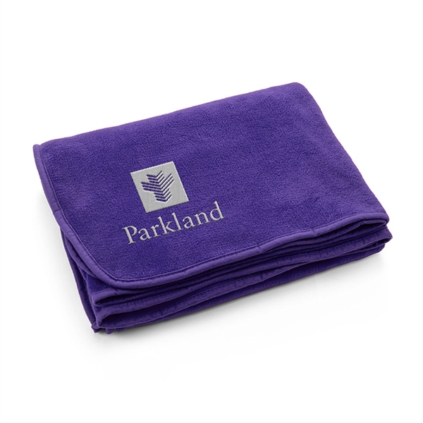 50" x 60" micro plush, coral-fleece blanket with matching tricot binding.... from ASI 88060 Snugz/USA Inc / Sweda®