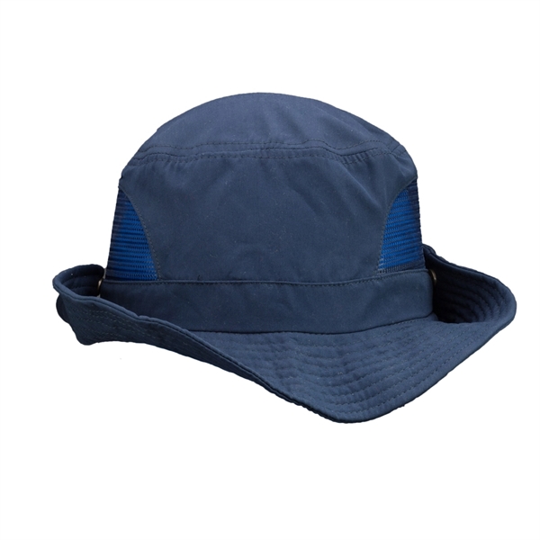 Bucket hat made from polyester with mesh sides... from ASI 39552 BEL Promo