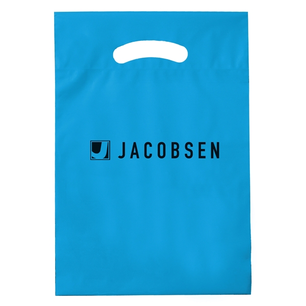 9" x 13" x 2" LDPE plastic bag with die-cut fold... from ASI 35290 American Ad Bag Co