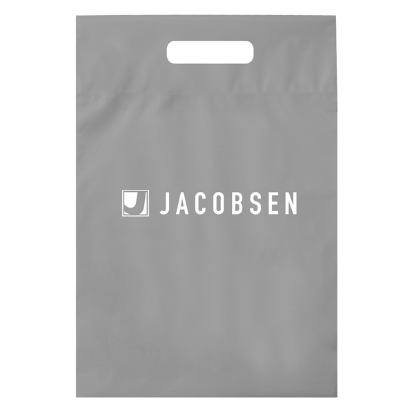 9" x 13" x 2" LDPE plastic bag with die-cut fold... from ASI 35290 American Ad Bag Co