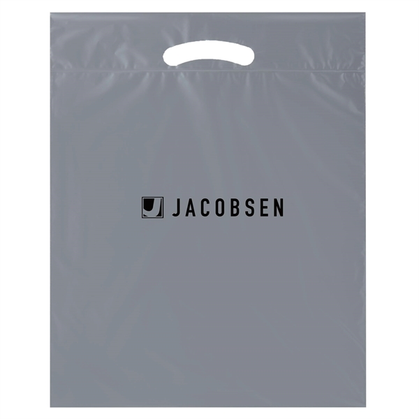 9" x 13" x 2" LDPE plastic bag with die-cut fold... from ASI 35290 American Ad Bag Co