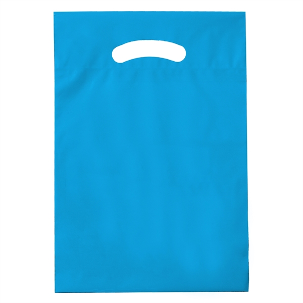9" x 13" x 2" LDPE plastic bag with die-cut fold... from ASI 35290 American Ad Bag Co