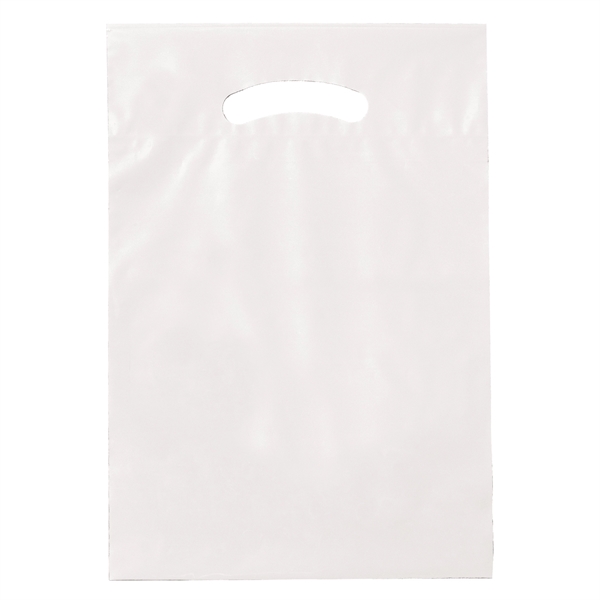 9" x 13" x 2" LDPE plastic bag with die-cut fold... from ASI 35290 American Ad Bag Co