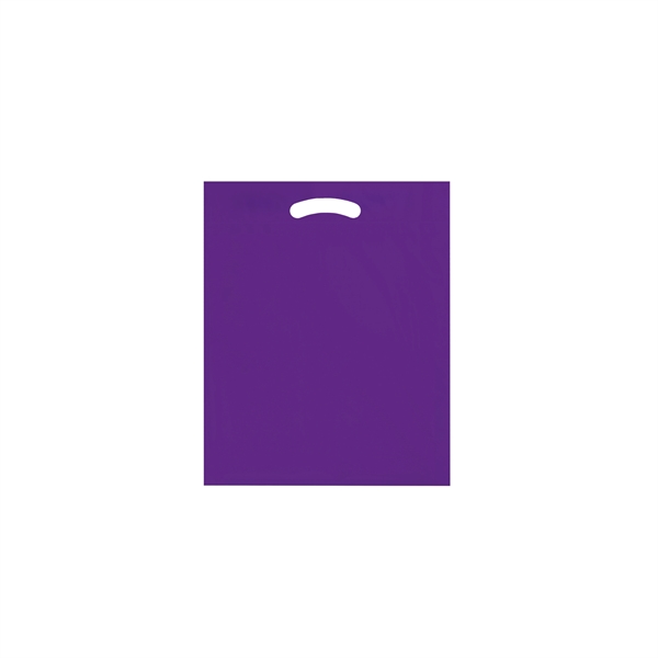 9" x 13" x 2" LDPE plastic bag with die-cut fold... from ASI 35290 American Ad Bag Co