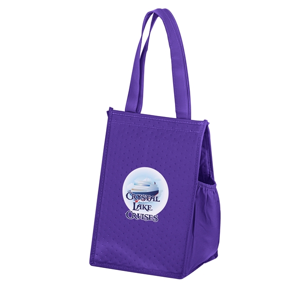 8" x 7" x 12" non-woven polypropylene insulated lunch tote with... from ASI 35290 American Ad Bag Co