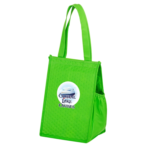 8" x 7" x 12" non-woven polypropylene insulated lunch tote with... from ASI 35290 American Ad Bag Co