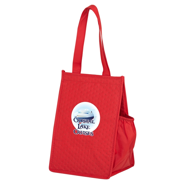 8" x 7" x 12" non-woven polypropylene insulated lunch tote with... from ASI 35290 American Ad Bag Co