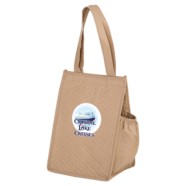 8" x 7" x 12" non-woven polypropylene insulated lunch tote with... from ASI 35290 American Ad Bag Co