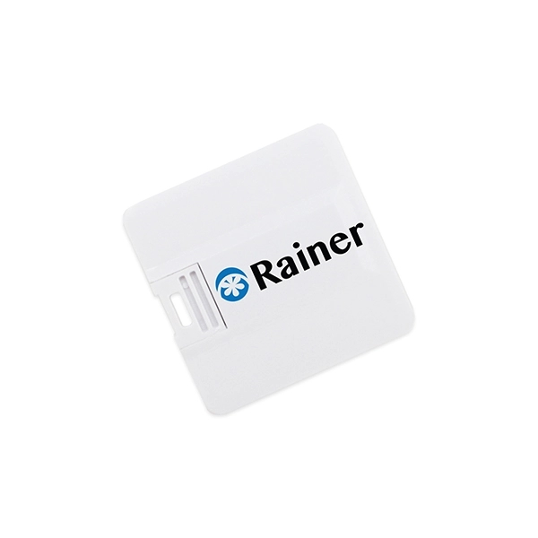 USB drive with the largest printable area yet, two imprintable sides... from ASI 63776 KTI Networks Inc / KTI Promo