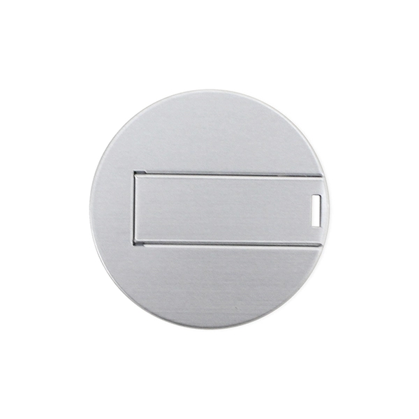 Round, goldfinger-style drive with double-sided imprint and multiple capacities offered.... from ASI 63776 KTI Networks Inc / KTI Promo