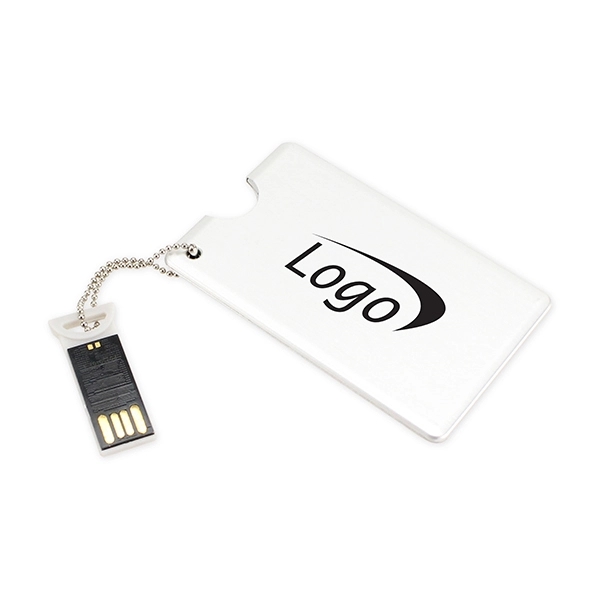 Credit card style USB drive with goldfinger-style, double-side imprint options and... from ASI 63776 KTI Networks Inc / KTI Promo