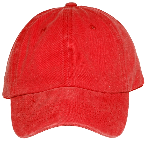 6 panel washed cotton unconstructed adult sized cap.... from ASI 39552 BEL Promo